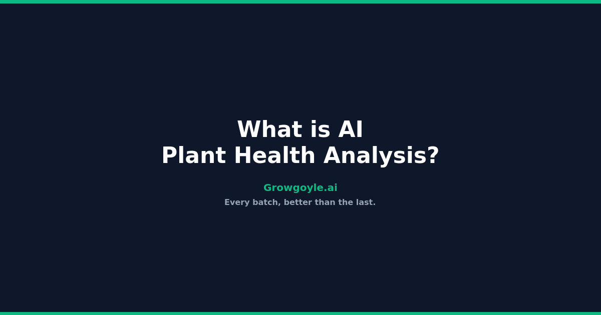 What is AI Plant Health Analysis? A Second Set of Eyes on Your Canopy