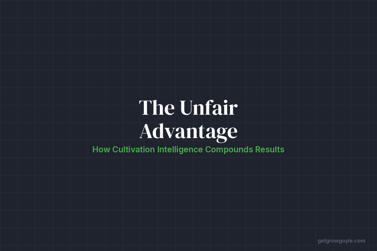 The Unfair Advantage: How AI-Assisted Cultivation Compounds What Your Competitors Forget