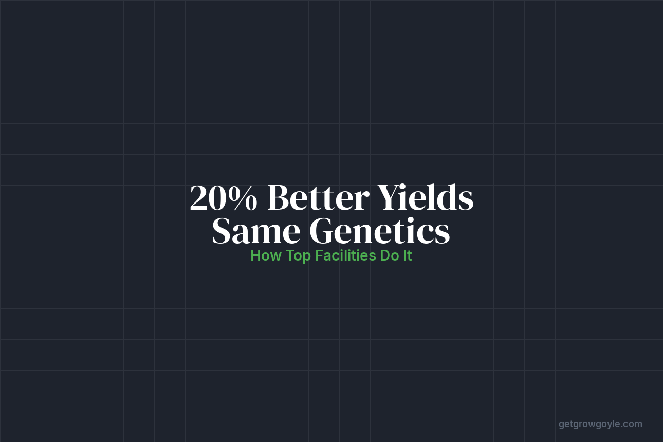 How Top Facilities Get 20% Better Yields from the Same Genetics