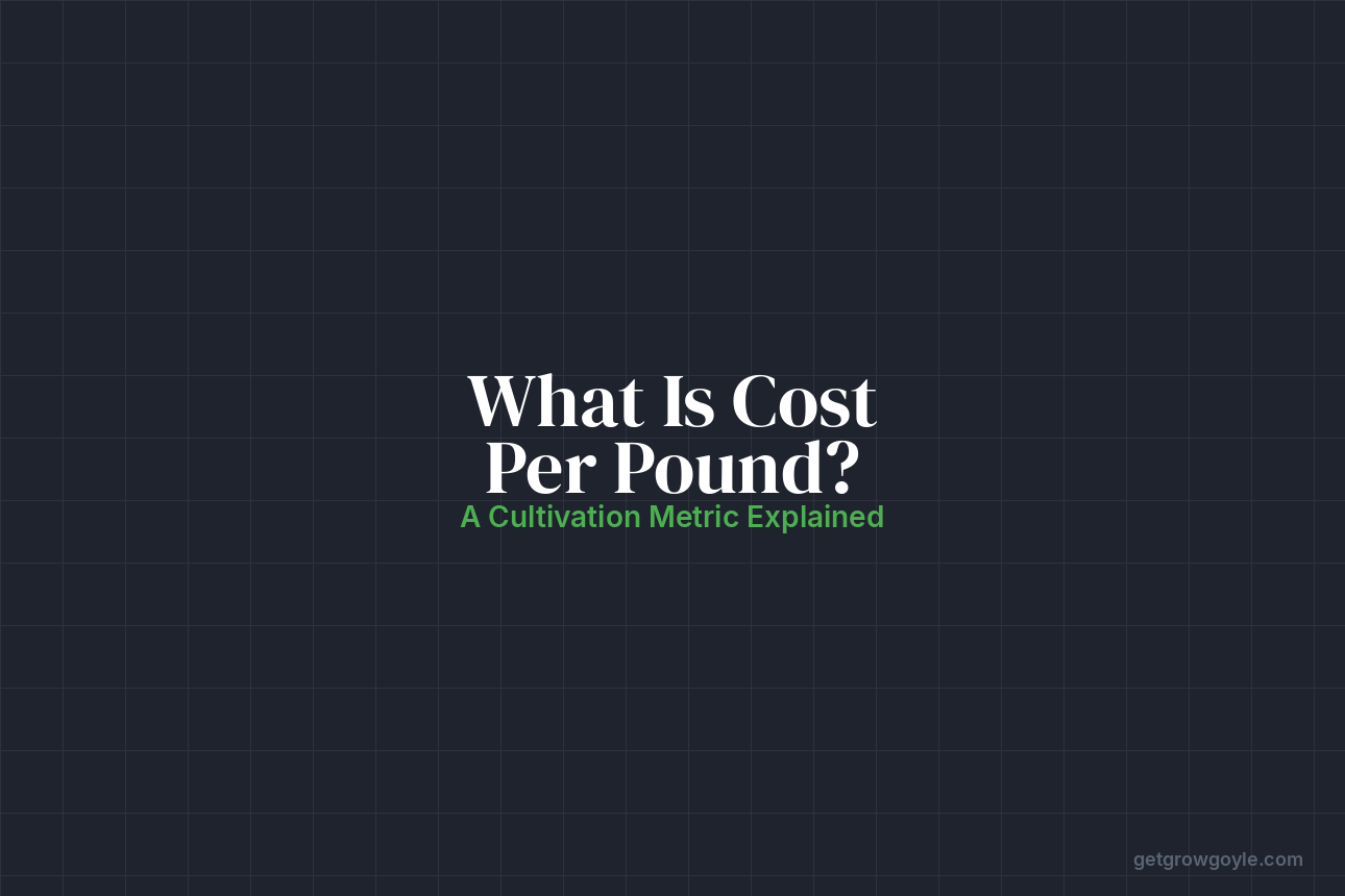 What Is Cost Per Pound Cultivation