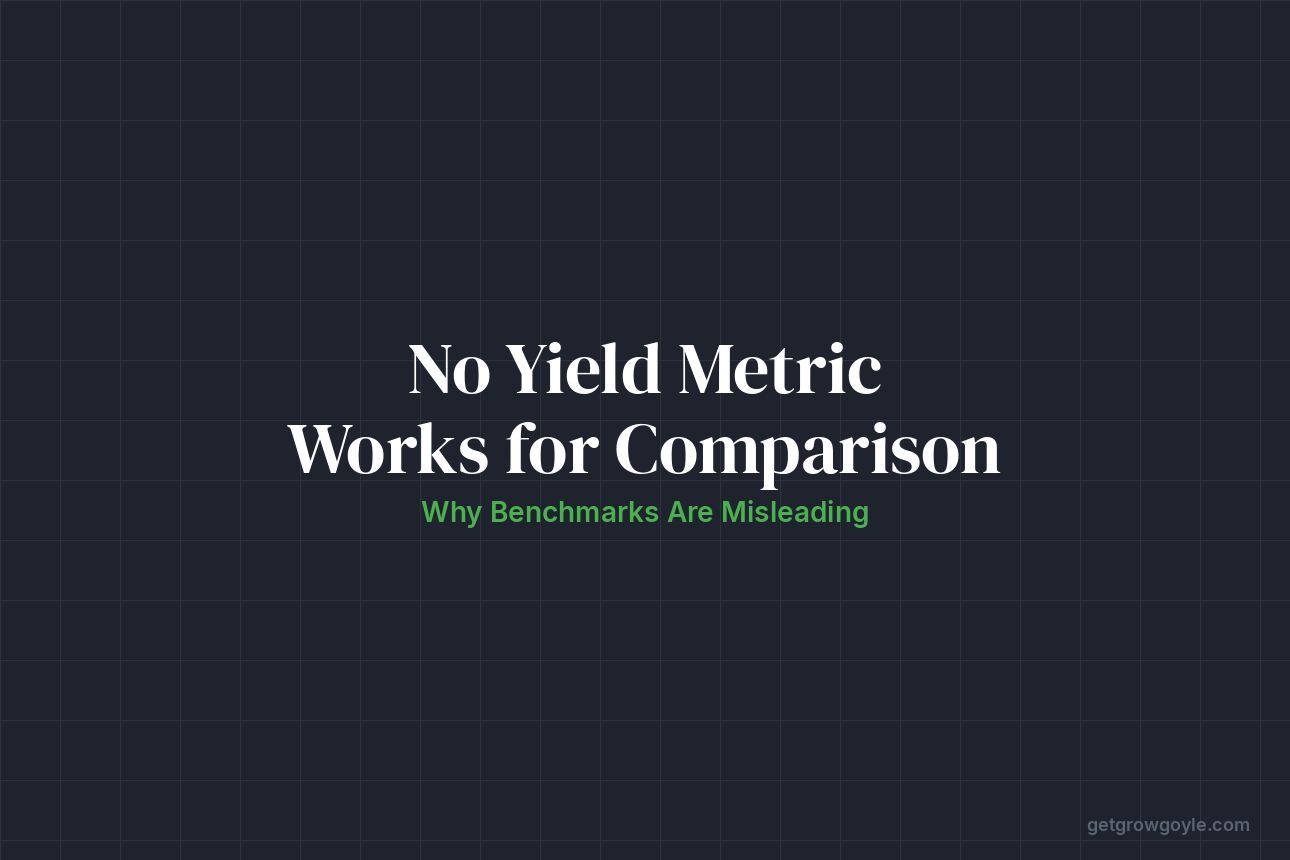 Why No Cannabis Yield Metric Works for Comparison