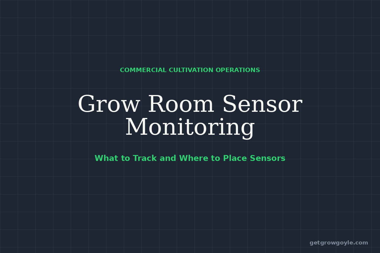 Grow Room Sensor Monitoring Software: What to Track and Where to Place Sensors