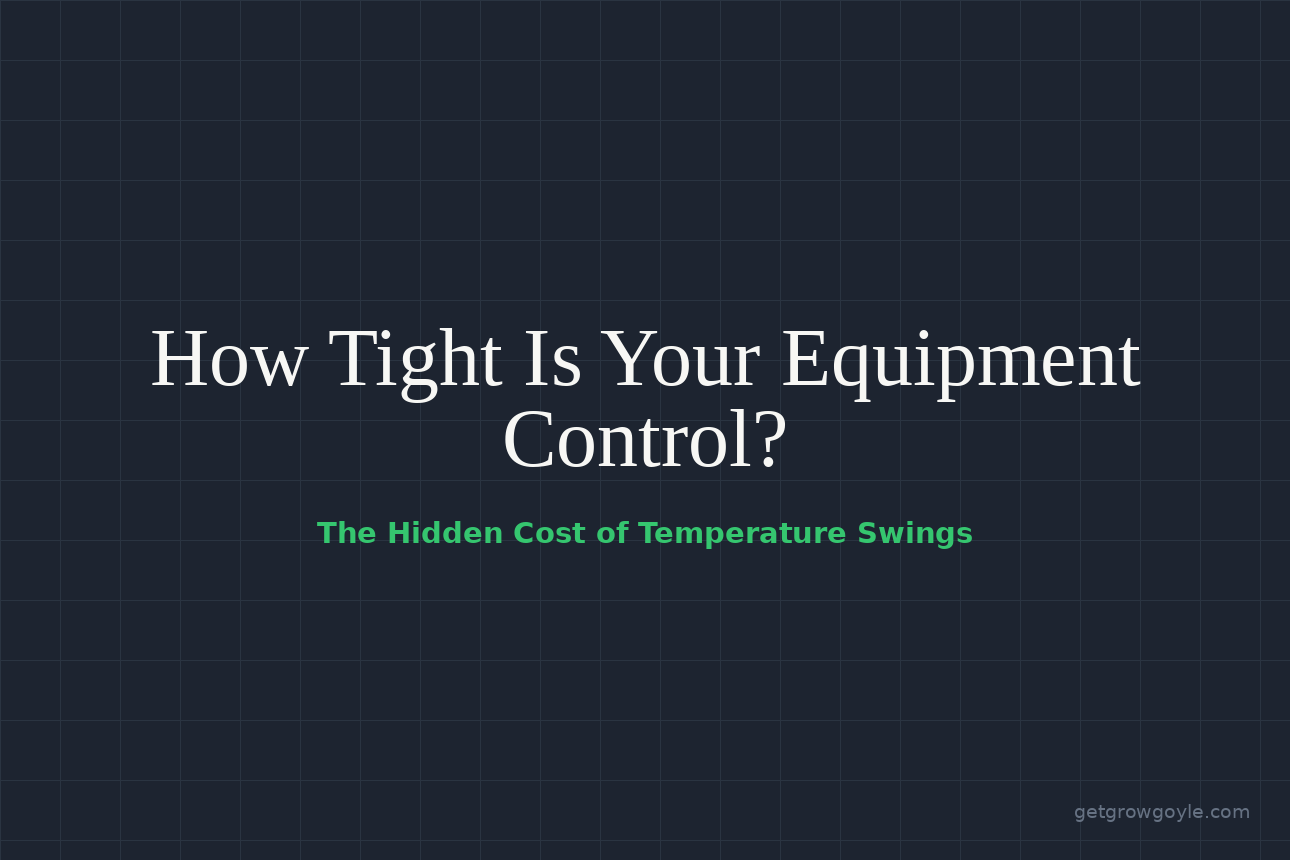 How Tight Is Your Equipment Control? The Hidden Cost of Temperature Swings in Commercial Flower Rooms