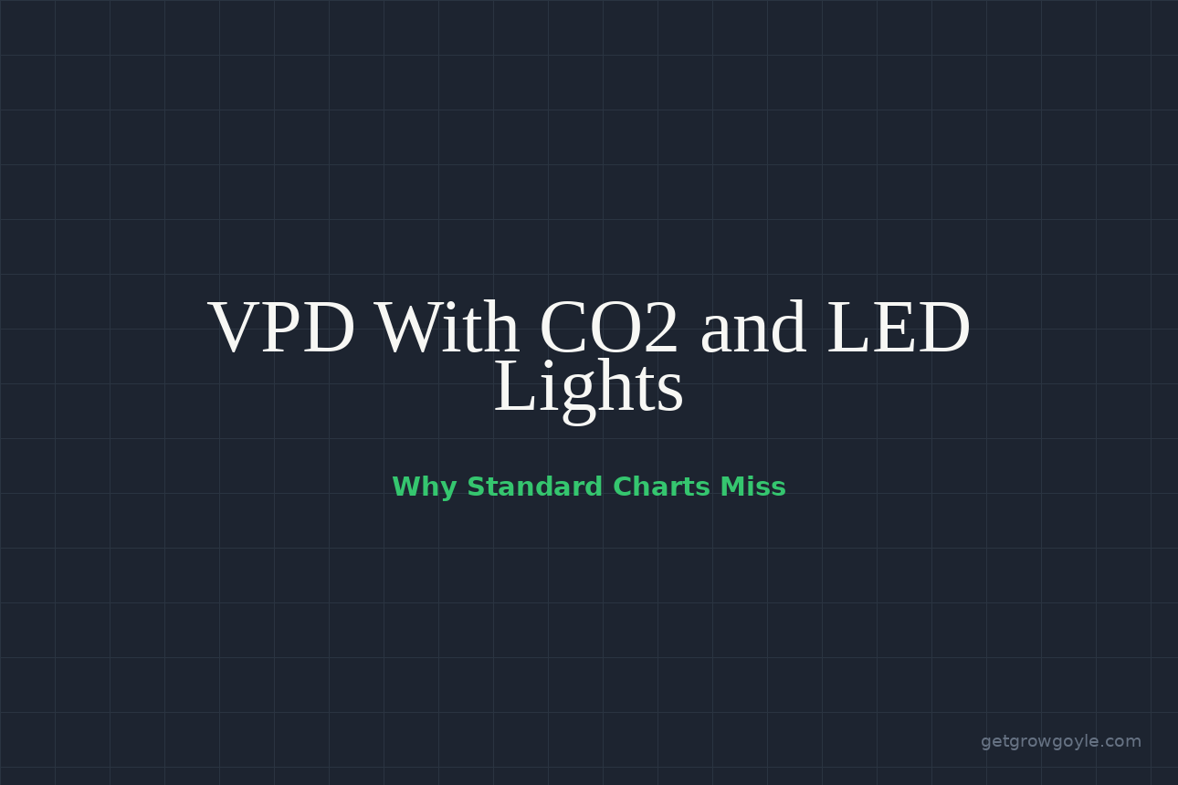 VPD With CO2 and LED Lights: Why Standard Charts Miss