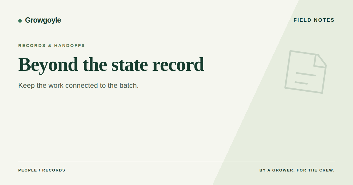 Batch Tracking Beyond METRC: When Compliance Data Isn’t Enough